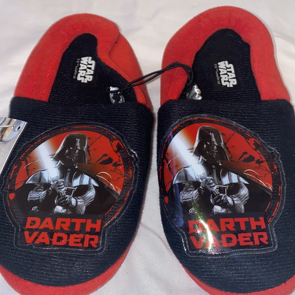 Kids Darth Vader slippers